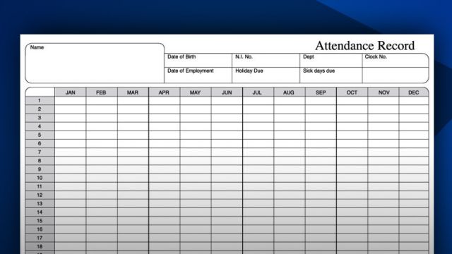 Attendance Record